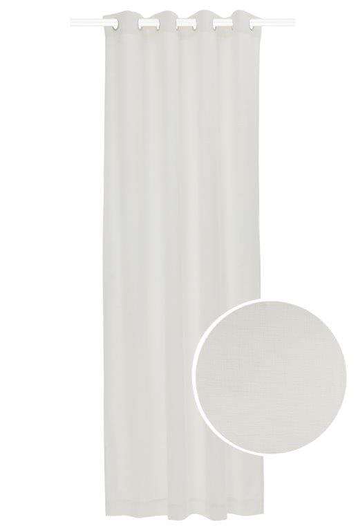 KUBU EYELET CURTAIN Sophia Natural 140 X 225 CM Kubu Jacquard Sophia Eyelet Curtain Ready To Hang Natural (7000752717913)