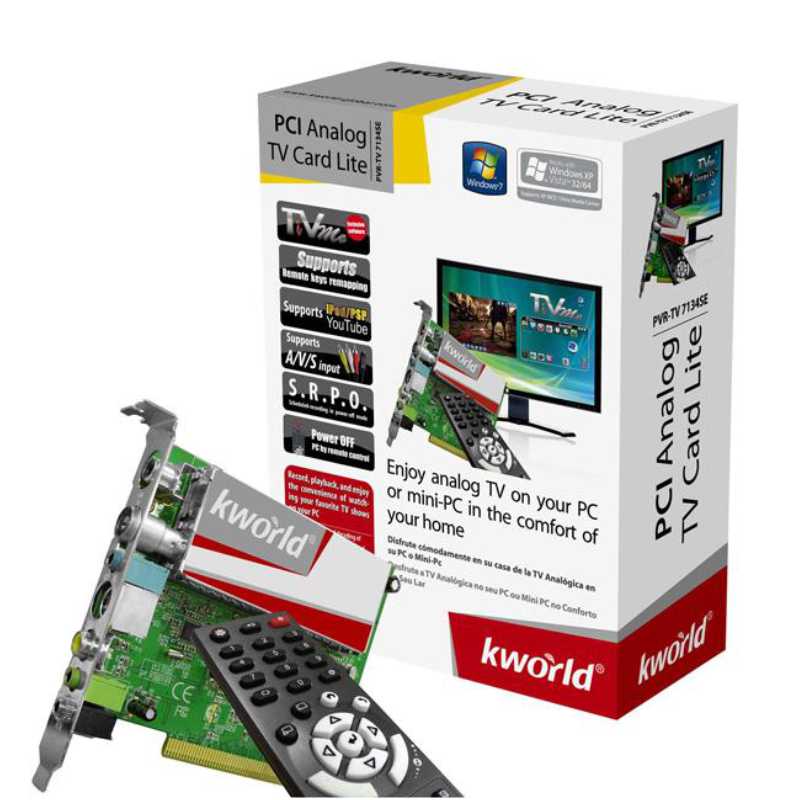 Kworld KWorld V-Stream TV/Video Tuner Card (2061589938265)