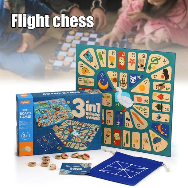 Kylwin Game Kylwin 3 in 1 Board Games (7200800866393)