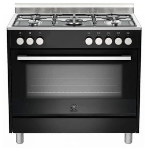 La Germania Europa 90cm 5 Burners Black Gas Stove | mhcworld.co.za (2061694828633)