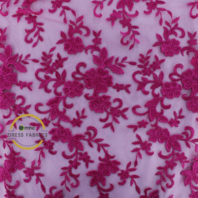 LACE Dress Forms Lace Fabric Cerise 130cm (7041167327321)