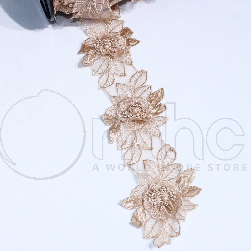 LACE TRIMMING Habby Beige Trimming FT37 (7122553733209)