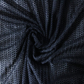 Lace & Voile Fabrics Sheer Lace Arimas Black Rose 280cm (7238220677209)