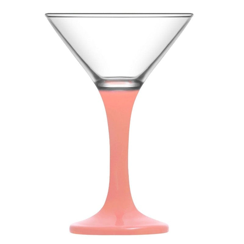 LAV GLASS Lav Coral Misket- Clear Set OF 4 (6576072917081)