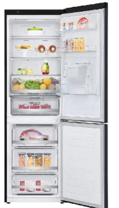 LG Fridge/Freezer LG 373L Combi Black Fridge GC-F459NQDM (6953893134425)