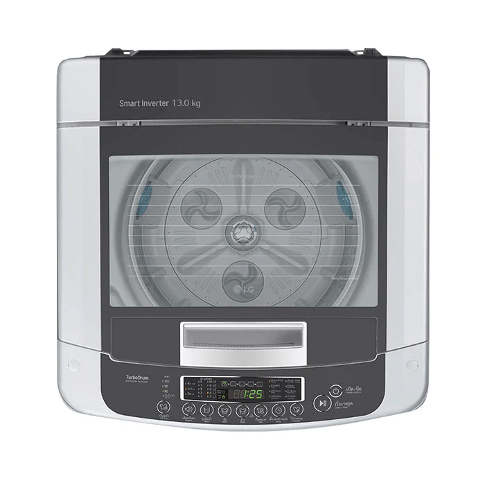 LG LG 13KG Middle Free Silver Top Loader Washing Machine T1369NEHTF (6826270687321)