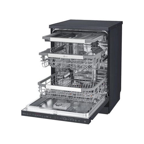 LG LG 14 Place Matte Black Stainless Steel Dishwasher DFB325HM (6826247651417)
