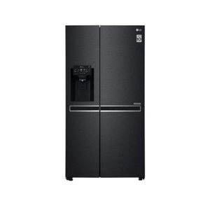LG Side by side fridge LG 665L Black Stainless Steel Side/Side Fridge GC-J247CQBV (6961299849305)