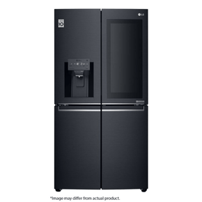 LG Side by side fridge LG 889L Matte Black Side by Side fridge GR-X31FMQRL (7173041586265)