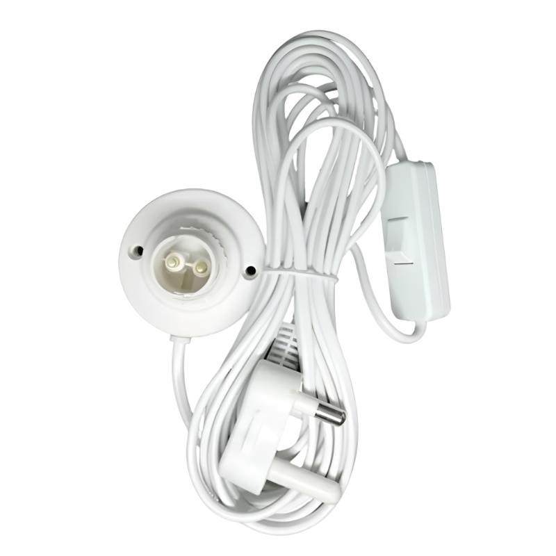 LIGHT ACCESSORIES Furniture & Lights 5 Meter Lamp Holder With Thru Switch (4188949151833)