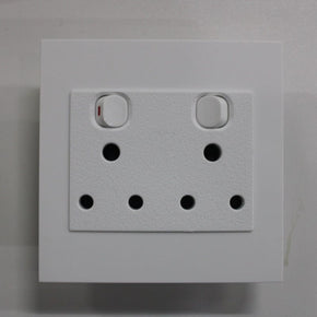 Lighting Accessories Double Socket Pipelli Quad 16A White QD44DBLC (7039103402073)