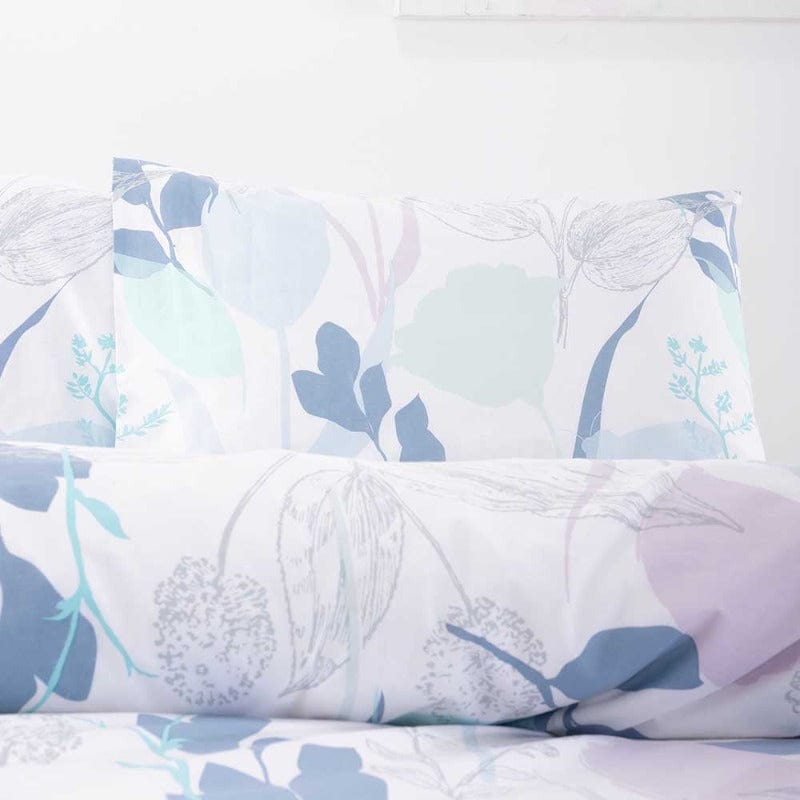 Linen House Duvet Cover 3/4 Linen House Blue Alicia Duvet Cover Set (6999125196889)