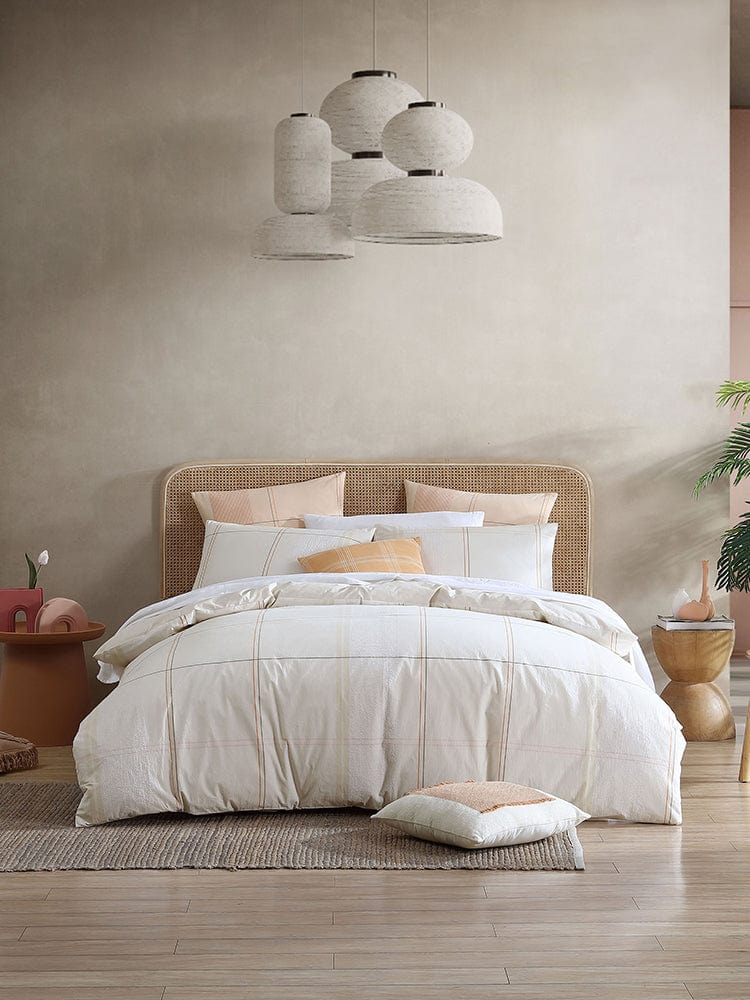Linen House Duvet Cover 3/4 Linen House Vanilla Cobain Duvet Cover Set (7090953486425)