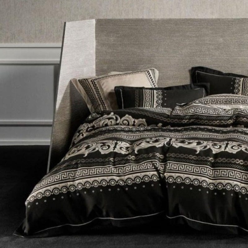 Linen House Duvet Cover Double Linen House Cavallino Black Duvet Cover Set (4737640104025)