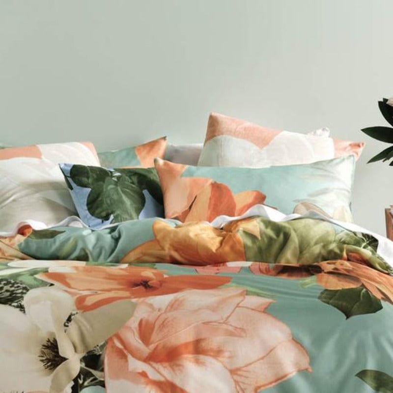 Linen House Duvet Cover Double Linen House Leaf Shakira Duvet Cover Set (6919339573337)