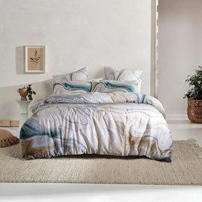 Linen House Duvet Cover Double Linen House Multi Tranco Duvet Cover Set (2061843300441)