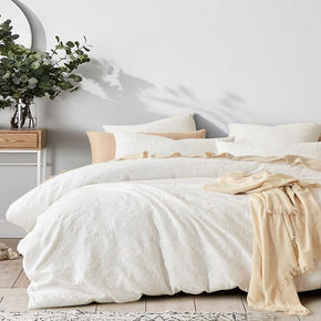 Linen House Duvet Cover Double Linen House Off White Pavlova Duvet Cover Set (7231335596121)