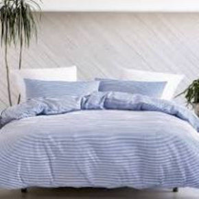 Linen House Duvet Cover Double Linen House Oria Blue Duvet Cover Set (4711288307801)