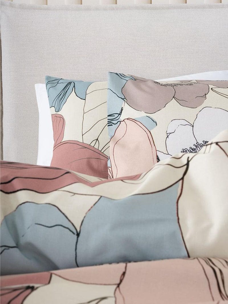 Linen House Duvet Cover Double Linen House Stone Nariah Duvet Cover Set (6918426034265)