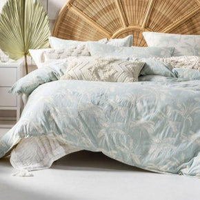 Linen House Duvet Cover Double Linen House Tropea Aqua Duvet Cover Set (4737659469913)