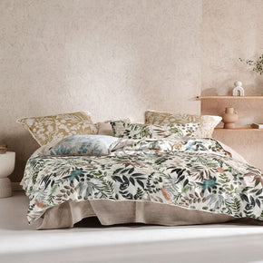 Linen House Duvet Cover Double Linen House Vanilla Willamine Duvet Cover Set (7231420661849)