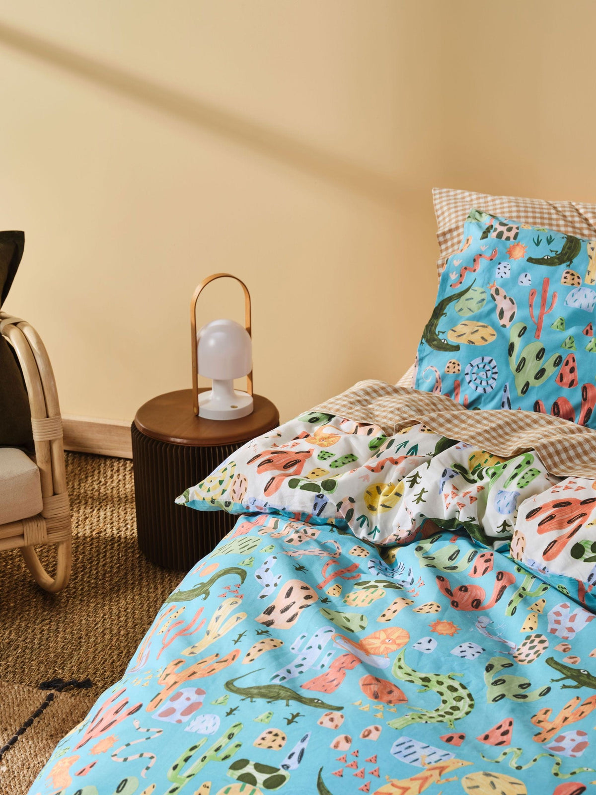 Linen House Duvet Cover Linen House Aqua Tales & Scales Duvet Cover Set (6891382341721)