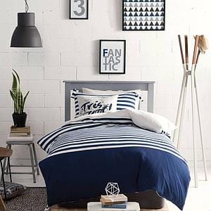Linen House Duvet Cover Linen House Blue Breton Duvet Cover Set (4666286440537)