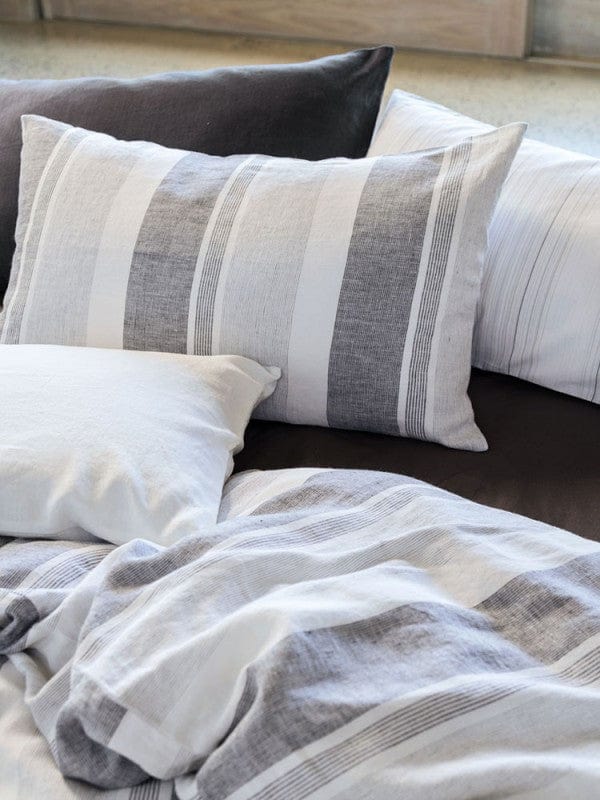 Linen House Duvet Cover Linen House Charcoal Calais Duvet Cover Set (2144667172953)