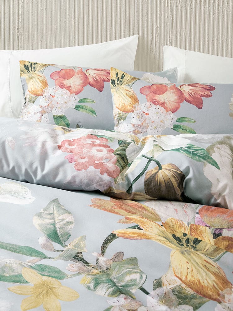 Linen House Duvet Cover Linen House Duck Egg Cadencia Duvet Cover Set (7231408668761)