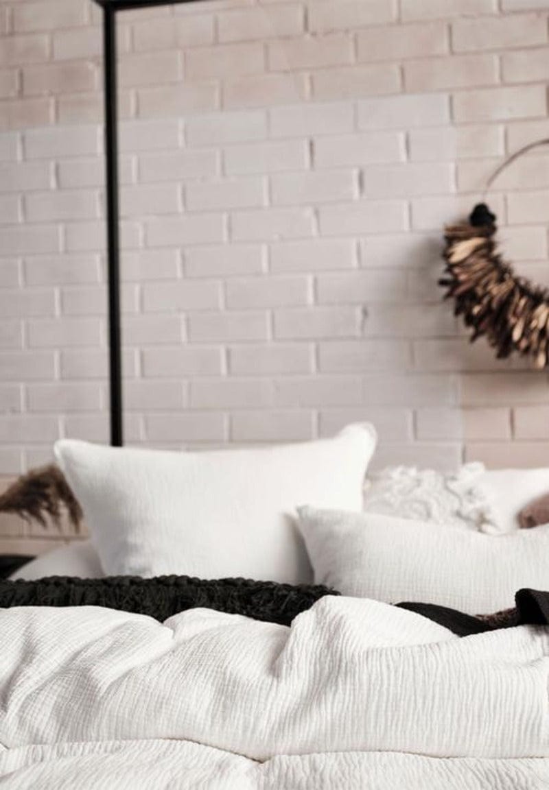 Linen House Duvet Cover Linen House Eliysian White Duvet Cover Set (4737695514713)