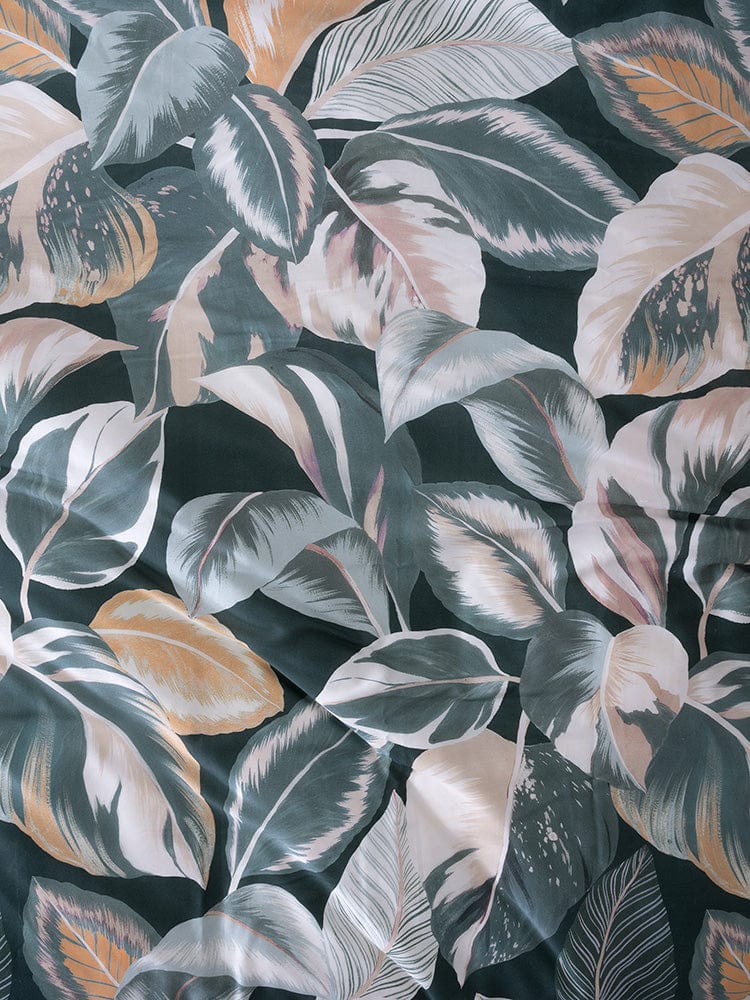 Linen House Duvet Cover Linen House Grey Calathea Duvet Cover Set (4680259141721)