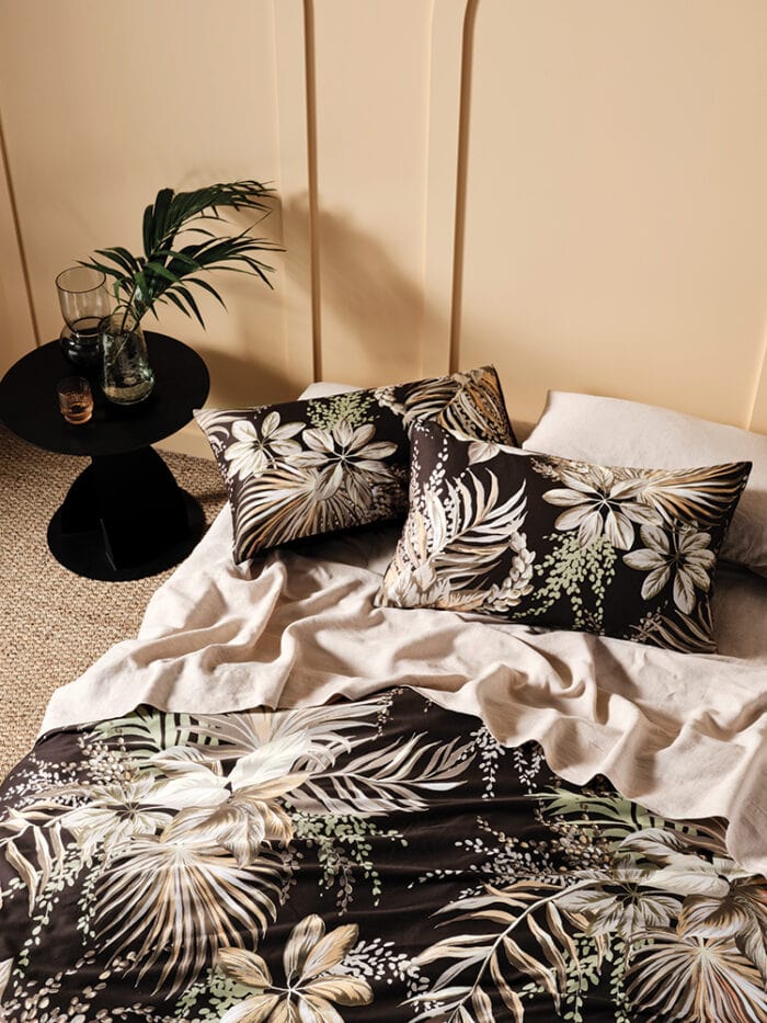 Linen House Duvet Cover Linen House Harlow Black Duvet Cover Set (4682486841433)