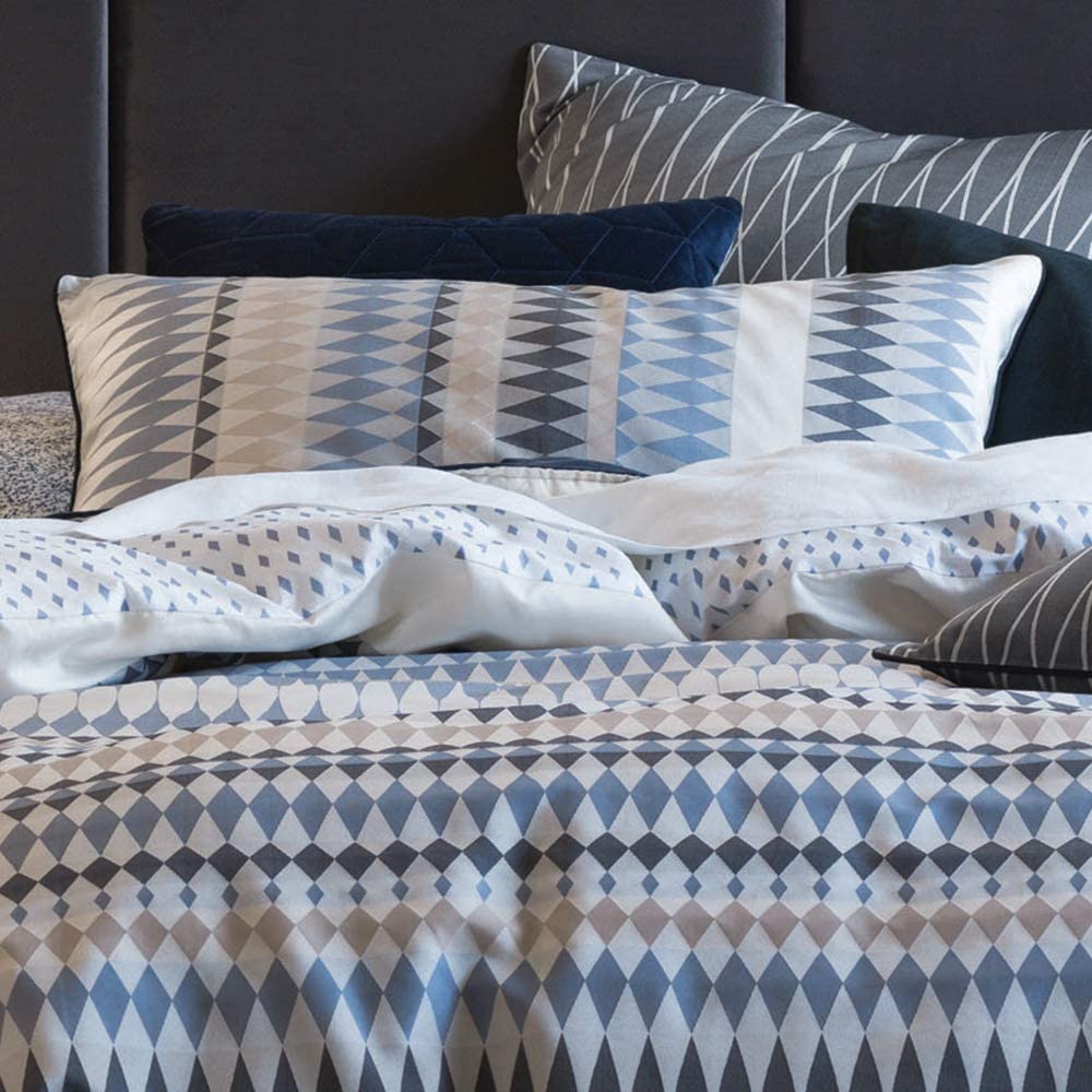 Linen House Duvet Cover Linen House Indigo Northbrook Duvet Cover Set (2144671006809)