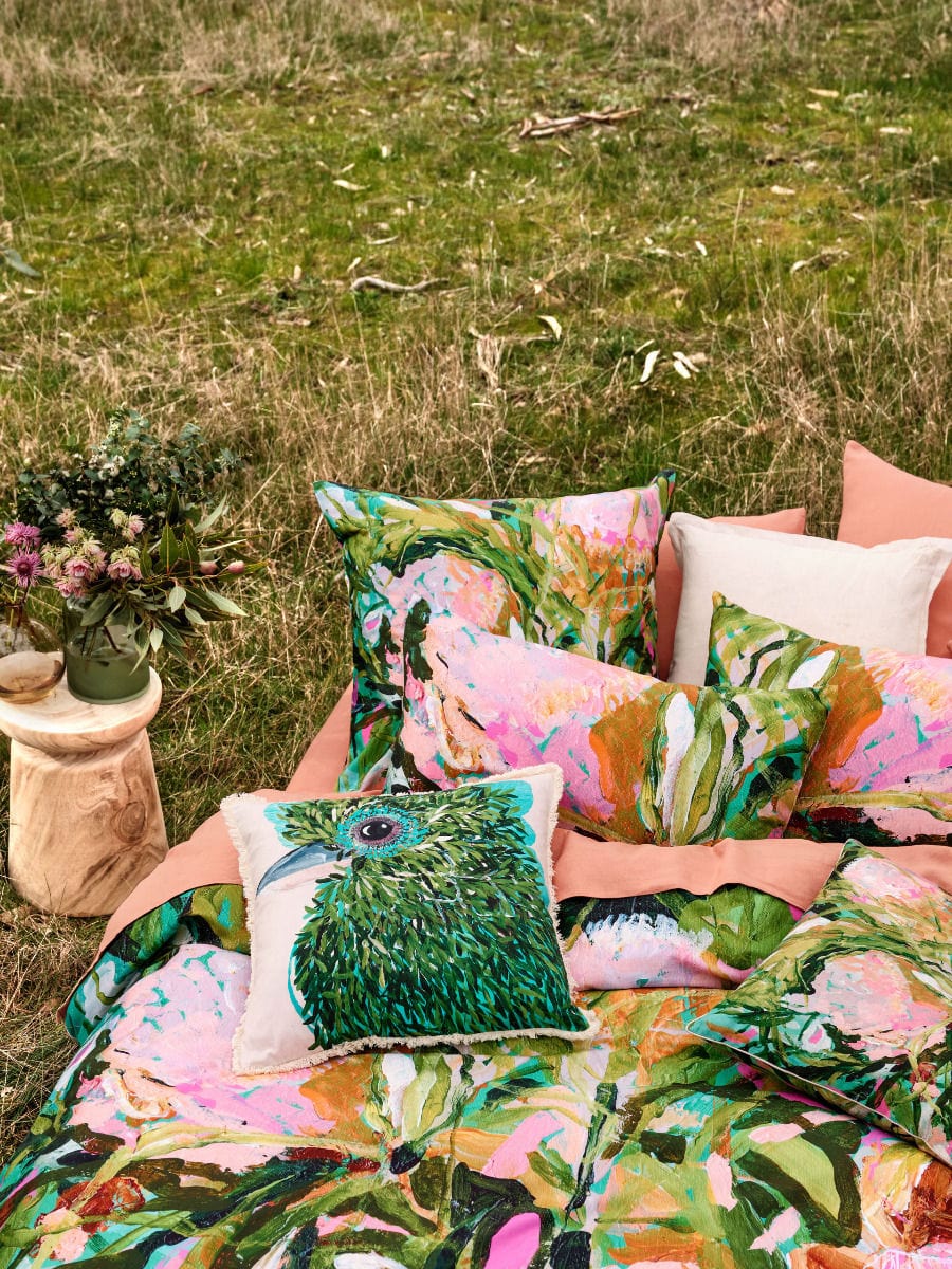 Linen House Duvet Cover Linen House Multi Just Start Somewhere Duvet Cover Set (7256720998489)