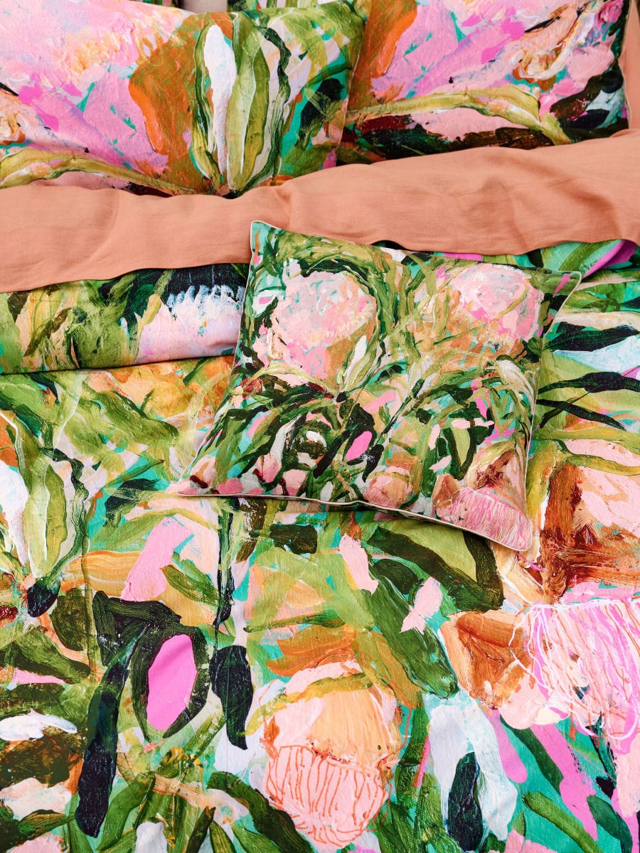 Linen House Duvet Cover Linen House Multi Just Start Somewhere Duvet Cover Set (7256720998489)