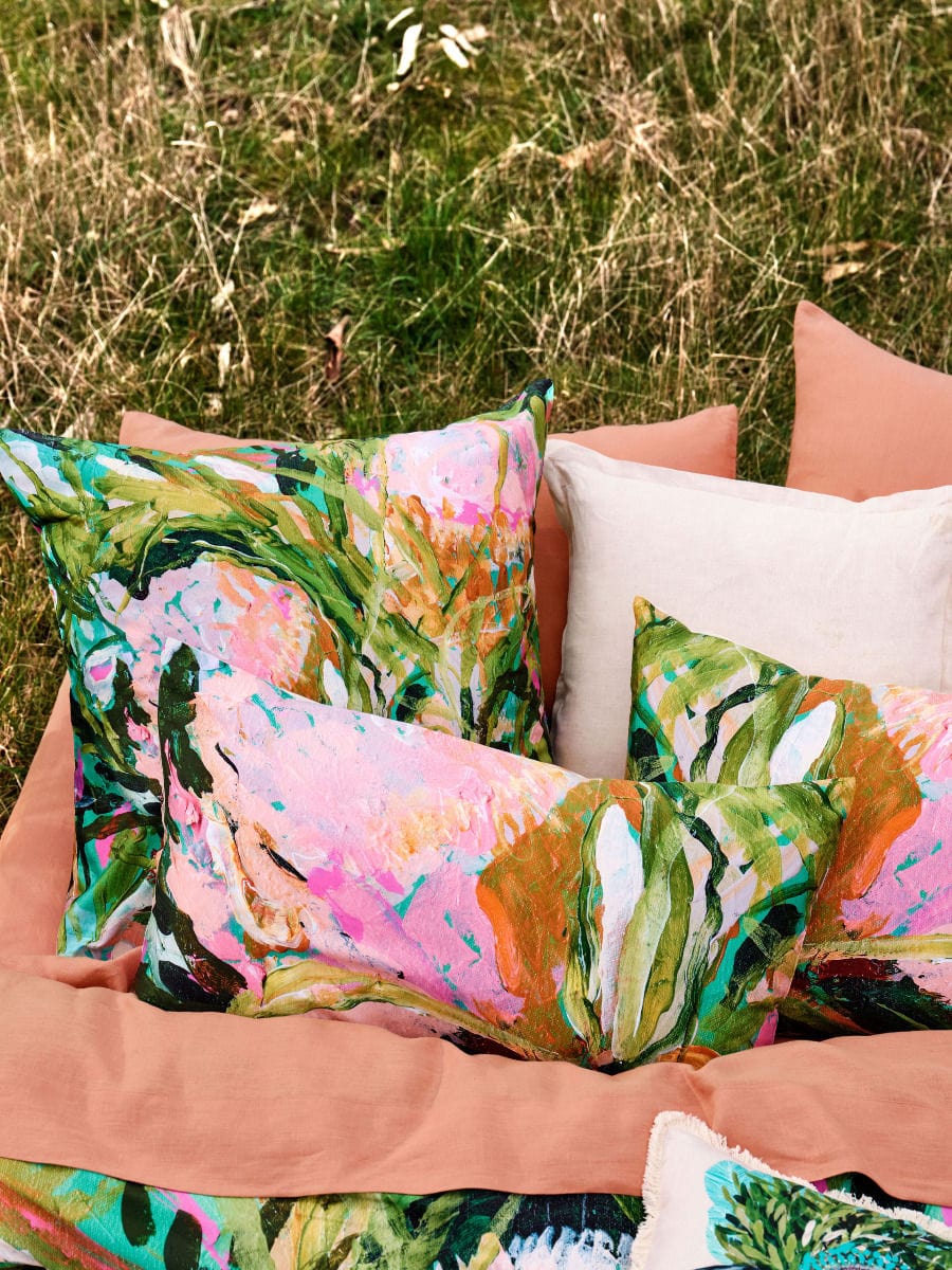 Linen House Duvet Cover Linen House Multi Just Start Somewhere Duvet Cover Set (7256720998489)