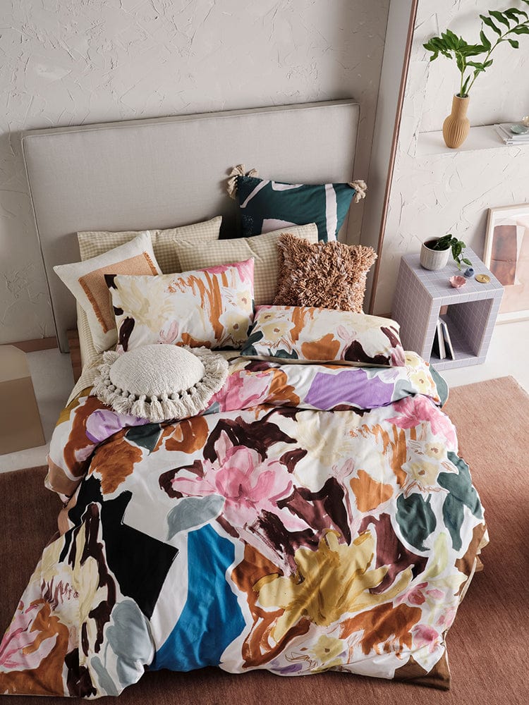 Linen House Duvet Cover Linen House Multi Raphaela Duvet Cover Set (4687455158361)