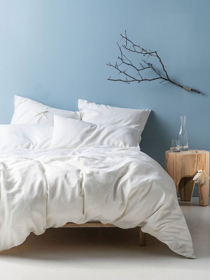 Linen House Duvet Cover Linen House Nimes White Duvet Cover Set (6683136229465)