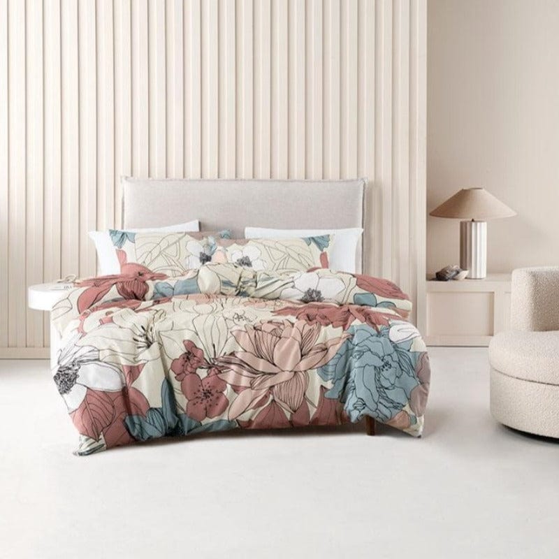 Linen House Duvet Cover Linen House Stone Nariah Duvet Cover Set (6918426034265)