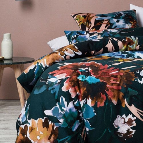 Linen House Duvet Cover Linen House Teal Lara Duvet Cover Set (2061840023641)