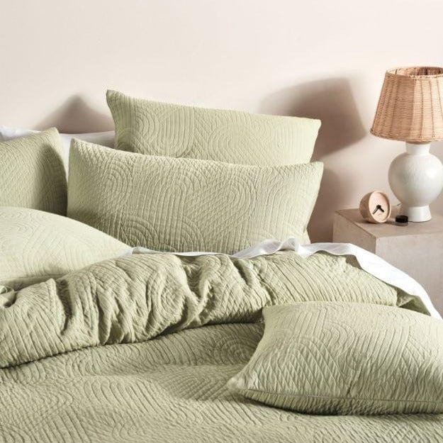 Linen House Duvet Cover Linen House Wasabi Lila Duvet Cover Set (6888794226777)