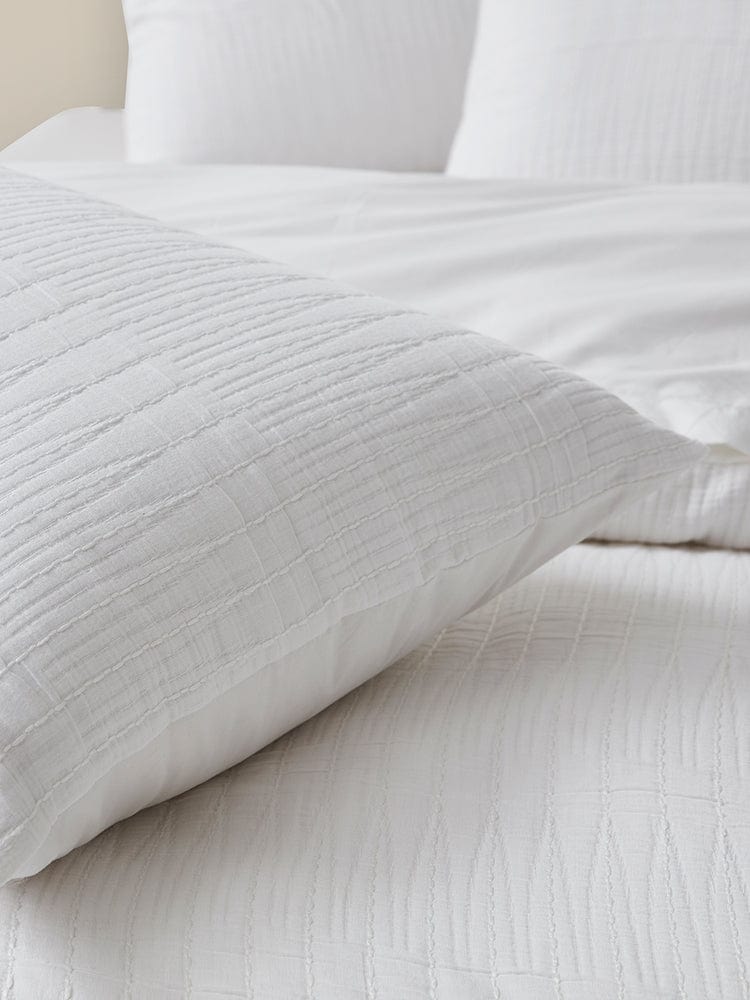 Linen House Duvet Cover Linen House White Coconut Creme Duvet Cover Set (7231345786969)