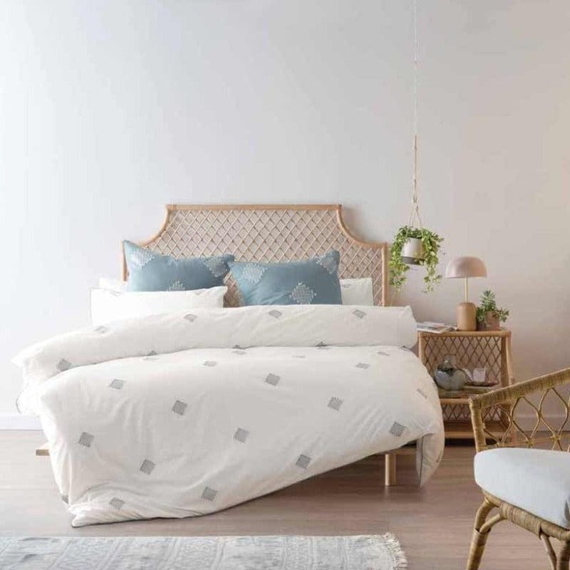 Linen House Duvet Cover Linen House Willshaw Petrol Duvet Cover Set (2144000901209)