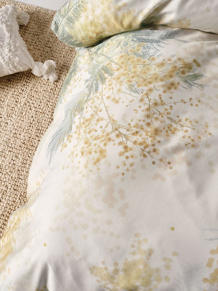 Linen House Duvet Cover Linen House Yellow Mimosa Duvet Cover Set (7231418859609)