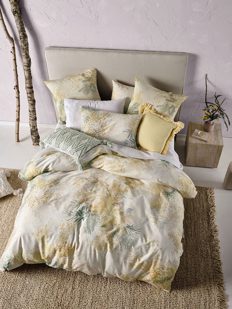 Linen House Duvet Cover Linen House Yellow Mimosa Duvet Cover Set (7231418859609)