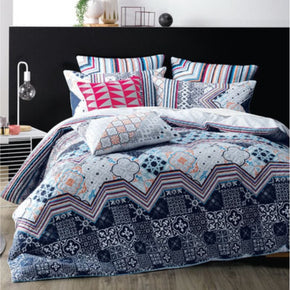 Linen House Duvet Cover Queen Linen House Bright Zamora Duvet Cover Set (2061787856985)