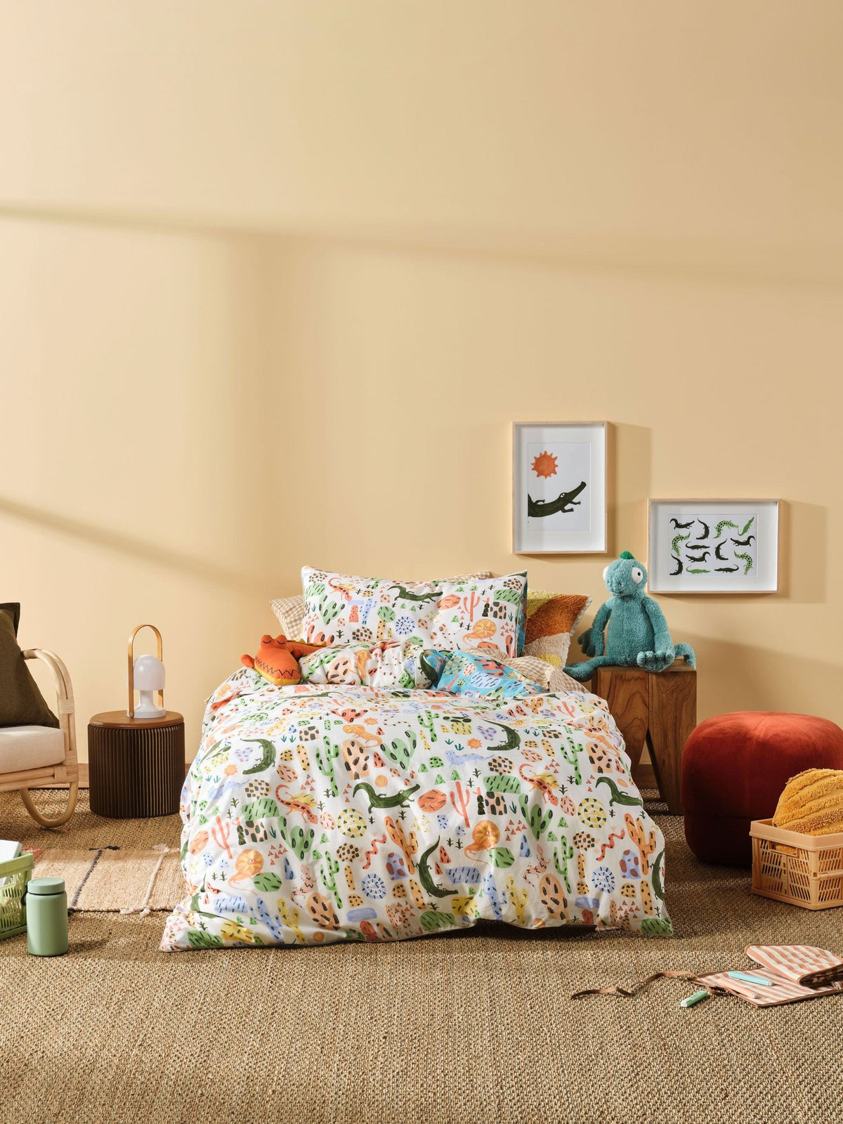 Linen House Duvet Cover Single Linen House Aqua Tales & Scales Duvet Cover Set (6891382341721)