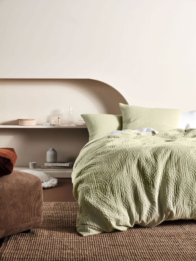 Linen House Duvet Cover Super king Linen House Wasabi Lila Duvet Cover Set (6888794226777)