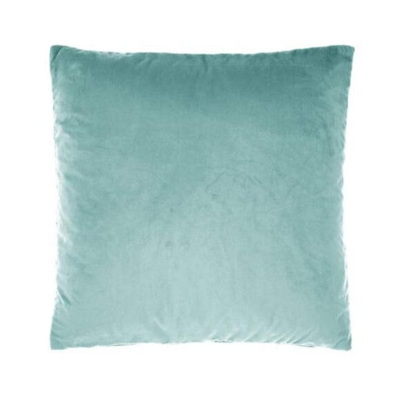 Linen House scatter cushion Linen House Belmore Aqua 60 x 60cm Velvet Cushion (4736421363801)