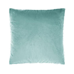 Linen House scatter cushion Linen House Belmore Aqua 60 x 60cm Velvet Cushion (4736421363801)